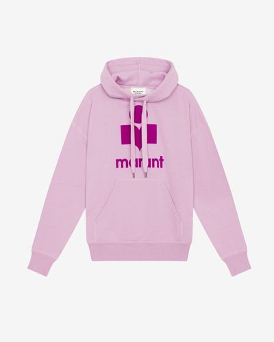 Isabel Marant Mansel Oversized Hoodie Sweatshirt - Pink
