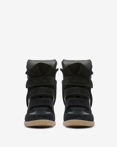 Isabel Marant Bekett Suede Sneakers - Black