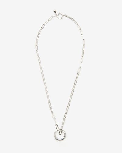 Isabel Marant Ring Necklace - White