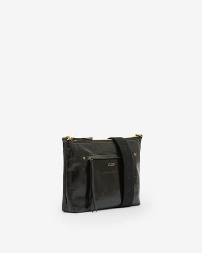 Isabel Marant Nessah Crossbody Zipper Bag - Black