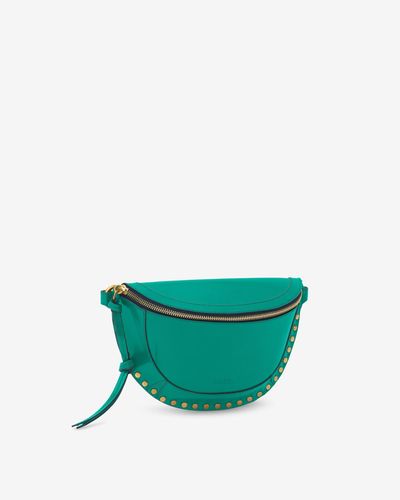 Isabel Marant Skano Leather Belt Bag - Green