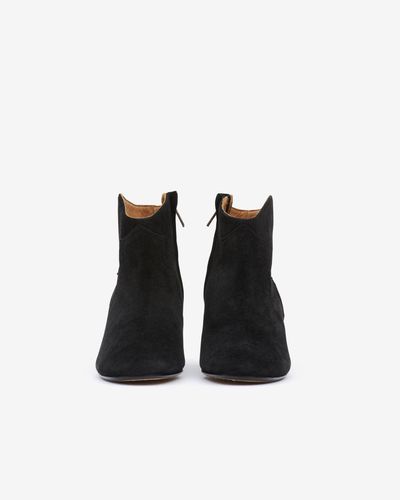 Isabel Marant Dicker Suede Boots - Black