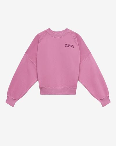 Isabel Marant Shanice Logo Sweatshirt - Pink