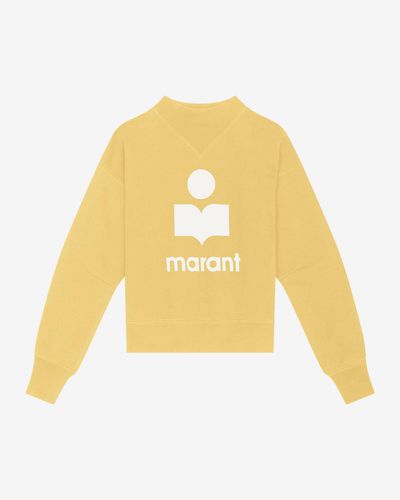 Isabel Marant Moby Logo Sweatshirt - Yellow
