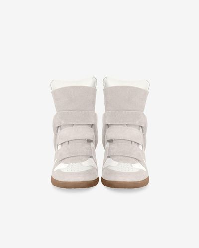 Isabel Marant Bekett Suede Sneakers - White