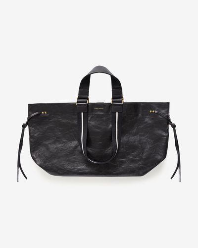 Isabel Marant Wardy Leather Tote Bag - Black