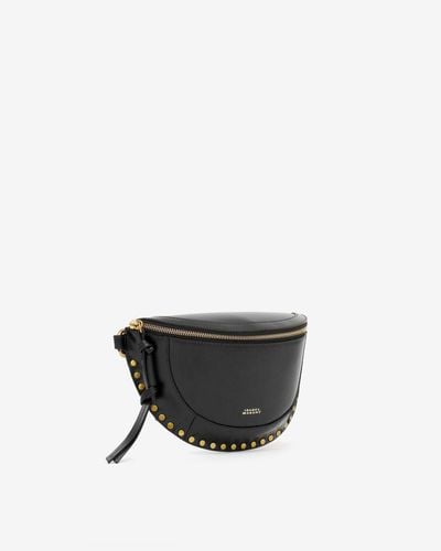 Isabel Marant Skano Leather Belt Bag - Black