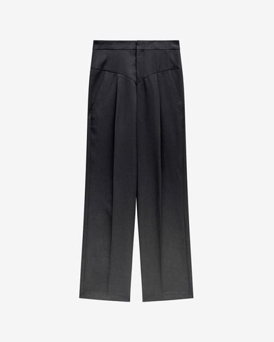 Isabel Marant Staya Wool Trousers - Black