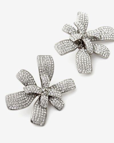 Isabel Marant Node Power Flower Earrings - White