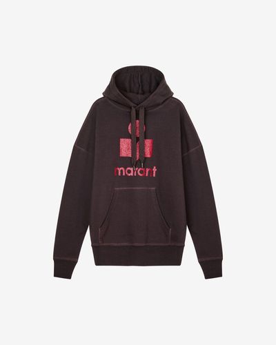 Isabel Marant Mansel Oversized Hoodie Sweatshirt - Red