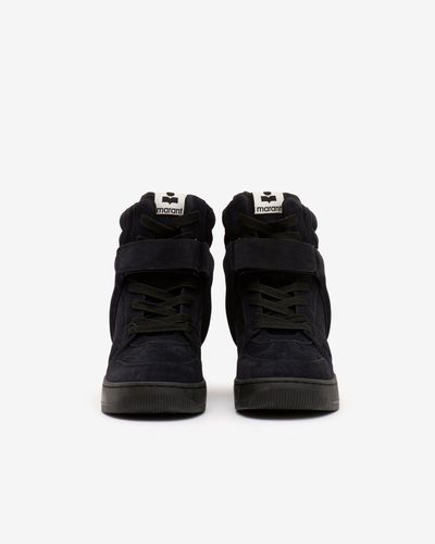 Isabel Marant Ellyn Leather Trainers - Black