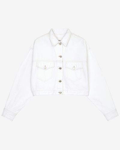 Isabel Marant Tadia Denim Jacket - White