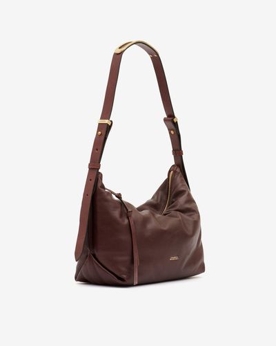 Isabel Marant Leyden Leather Shoulder Bag - Brown