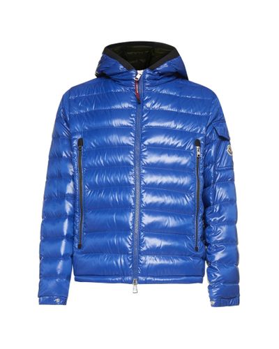 Moncler Down Jacket in Blue for Men | Lyst