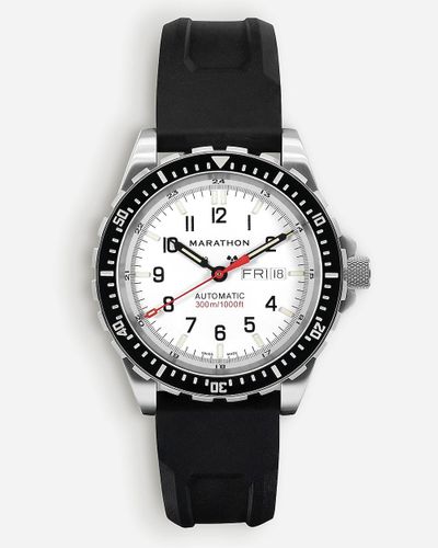 J.Crew Marathon Watch Company Arctic-Edition Jumbo Day/Date Automatic - Metallic