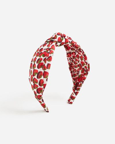 J.Crew Knot Headband - Red