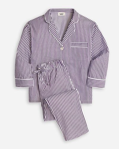J.Crew Sleepy Jones Marina Pajama Set - Purple