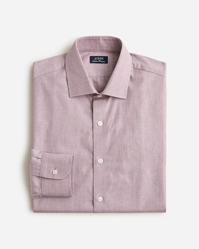 J.Crew Ludlow Premium Fine Cotton Dress Shirt - Purple