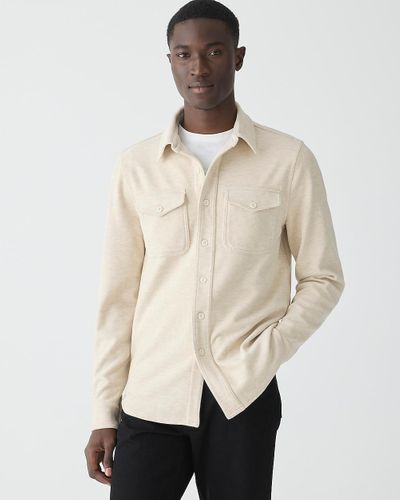J.Crew Seaboard Soft-Knit Shirt - Natural