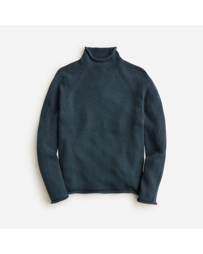 J.Crew 1988 Heritage Cotton Rollnecktm Sweater - Blue