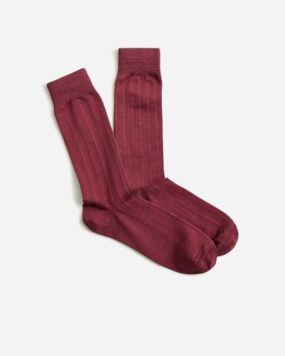 J.Crew Dress Socks - Red
