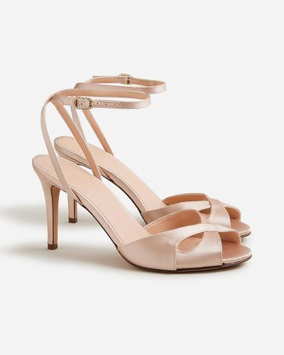 J.Crew Collection Rylie Cutout Heels - Natural