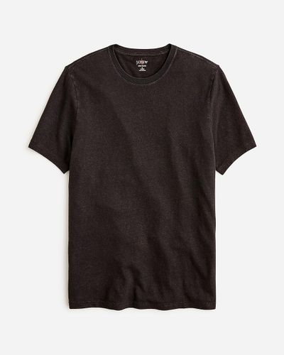 J.Crew Tall Hemp-Organic Cotton Blend T-Shirt - Black