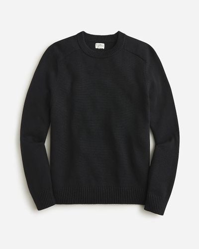 J.Crew Heritage Cotton Crewneck Sweater - Black