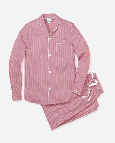 J.Crew Petite Plume Pajama Set - Pink