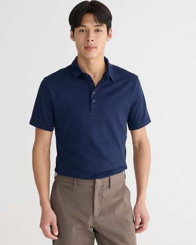 J.Crew Slim Performance Polo Shirt With Coolmax - Blue