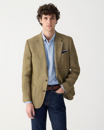 J.Crew Kenmare Relaxed-Fit Blazer - Natural