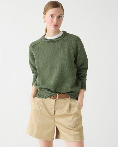 J.Crew Relaxed Pullover Sweater - Green