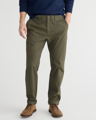 J.Crew Stretch Chino Pant In 770 Straight Fit - Green
