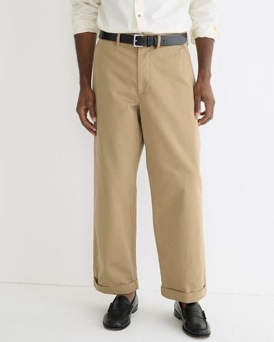 J.Crew Giant-Fit Chino Pant - Natural
