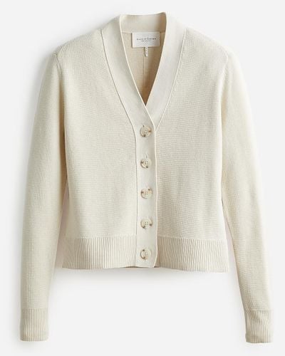 J.Crew State Of Cotton Nyc Perry Cardigan Sweater - White