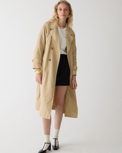 J.Crew Relaxed Heritage Trench Coat - Natural