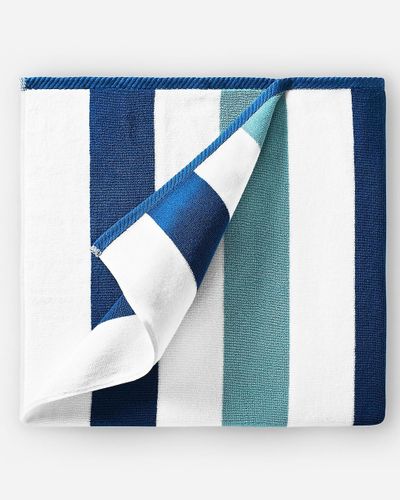 J.Crew Laguna Beach Textile Company Cabana Towel - Blue