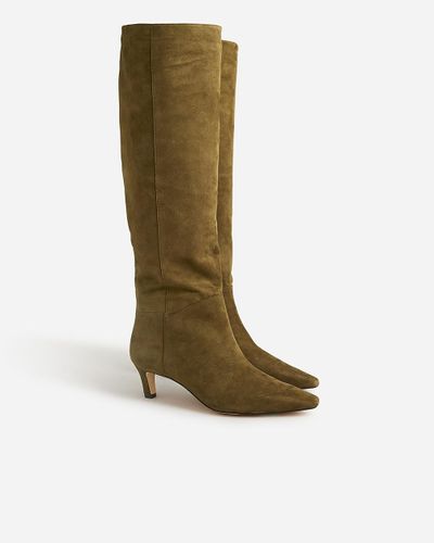 J.Crew Stevie Knee-High Boots - Green