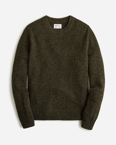 J.Crew Irish Donegal Wool Sweater - Green