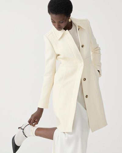 J.Crew New Lady Day Topcoat - Natural