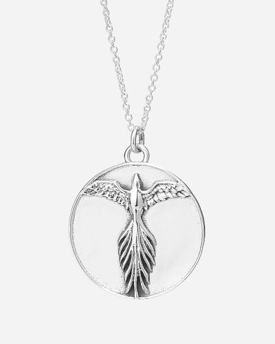 J.Crew Talon Jewelry Phoenix Pendant Necklace - White