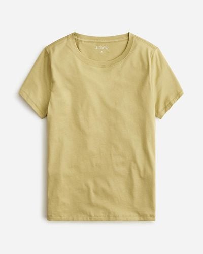 J.Crew Pima Cotton Slim-Fit T-Shirt - Yellow
