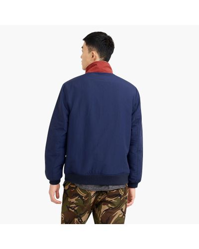 j crew windbreaker with sherpa lining