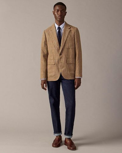 J.Crew Kenmare Relaxed-Fit Blazer - Natural