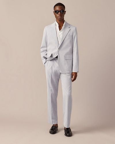 J.Crew Kenmare Relaxed-Fit Suit Jacket - Natural