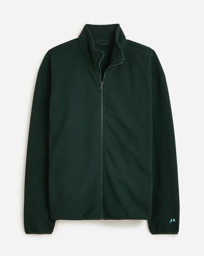 J.Crew Full-Zip Recycled-Fleece Jacket - Green