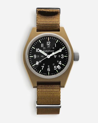J.Crew Marathon Watch Company General-Purpose Quartz With Date - Metallic