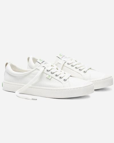 J.Crew Cariuma Oca Low Canvas Sneakers - White