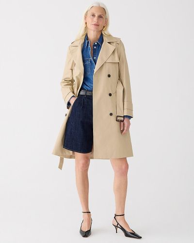 J.Crew New Icon Trench - Natural