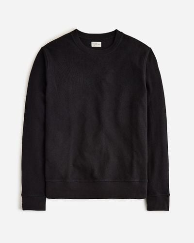 J.Crew Long-Sleeve Textured Sweater-Tee - Black